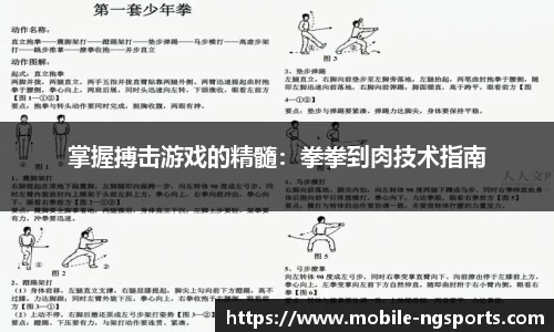 掌握搏击游戏的精髓：拳拳到肉技术指南